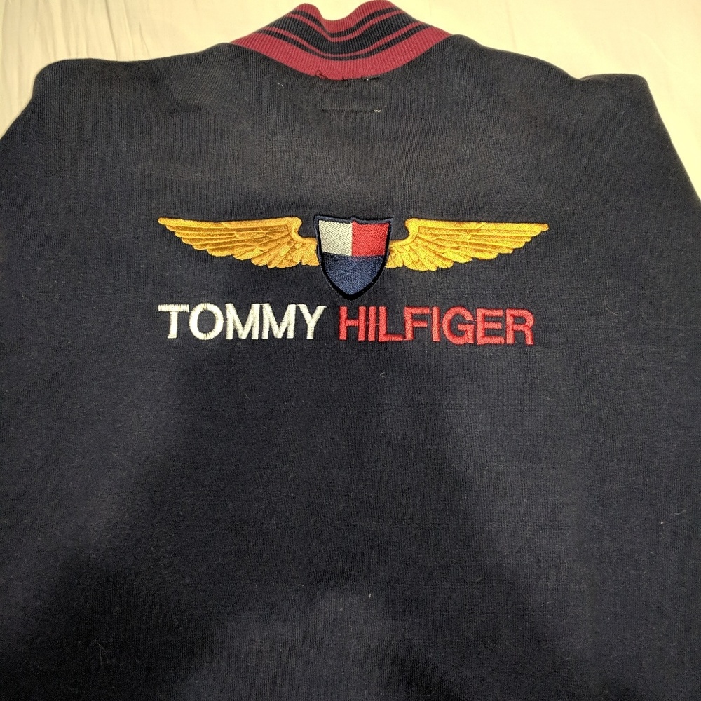 VNTG BOOTLEG TOMMY HILFIGER JACKET MENS MEDIUM
